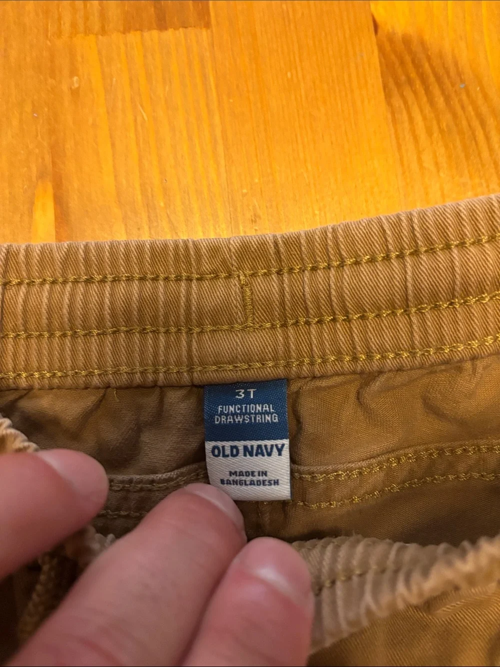 Old Navy Boys Brown Elastic Hem Joggers